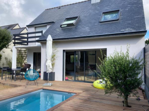 Villa Larmor-Plage 7 personnes avec piscine